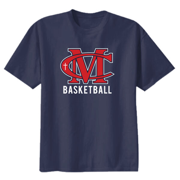 Modeston Christian Basketball Youth Heavy Cotton 100% Cotton T Shirt Thumbnail